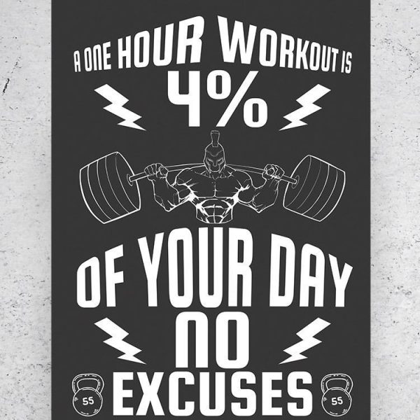 One Hour Workout Poster -Image by Shutterstock